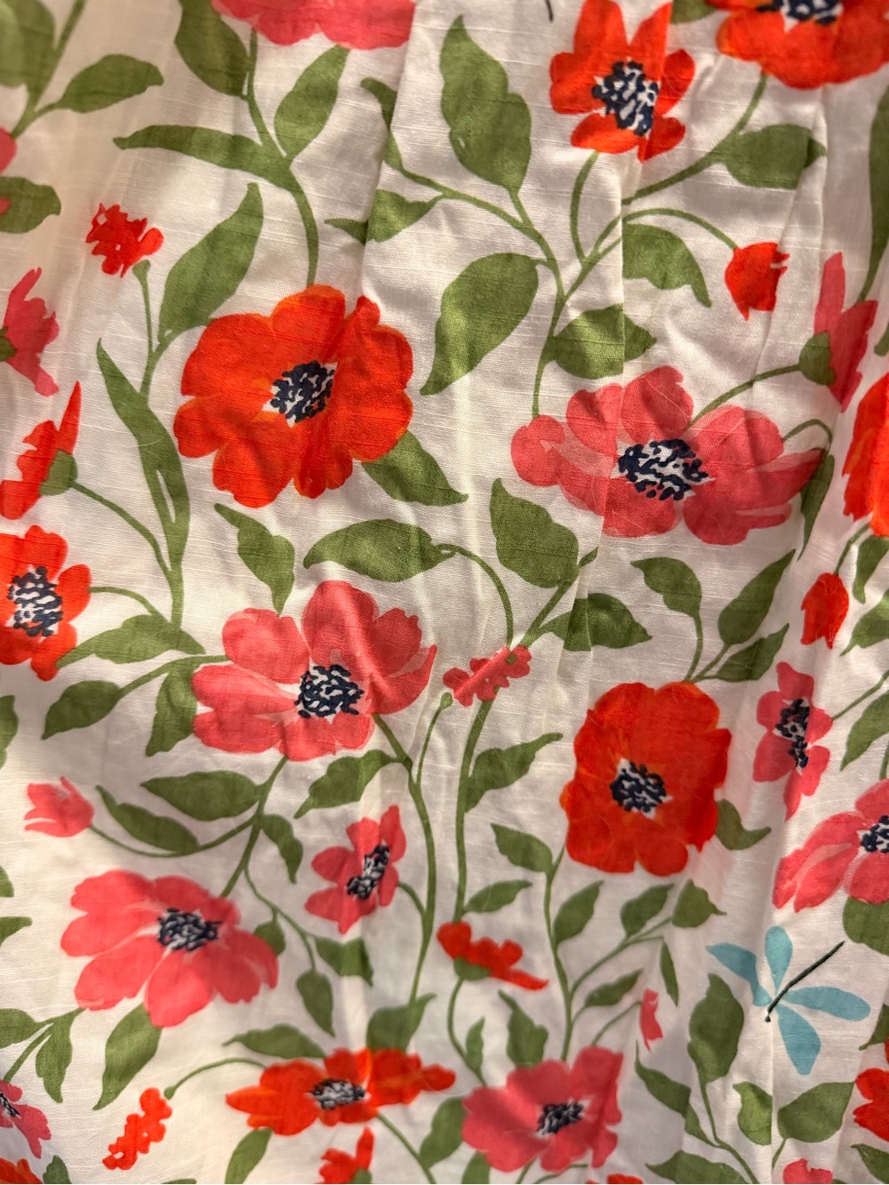Kate Spade New York floral smocked midi dress - Picture 5 of 6